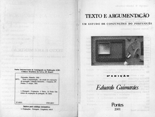 Texto e argumentação: um estudo das conjunções do português