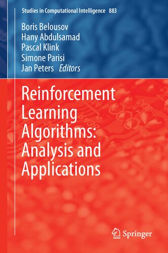 Reinforcement learning algorithms: analysis and applications.