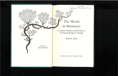 The World in Miniature: Container Gardens and Dwellings in Far Eastern Religious Thought