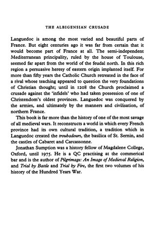 The Albigensian Crusade