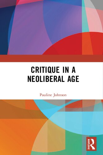 Critique in a Neoliberal Age
