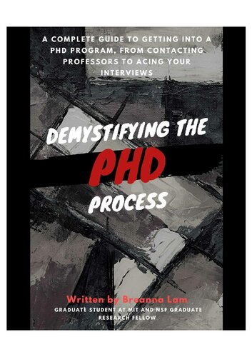 Demystifying the Phd process