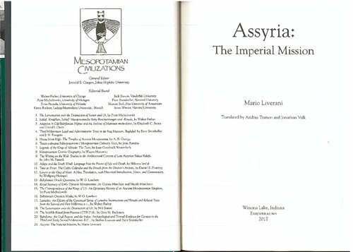 Assyria: The Imperial Mission