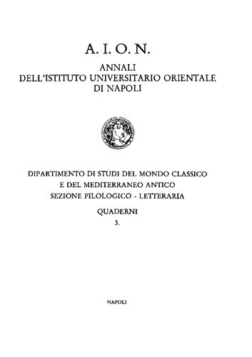 La supplica: rituale, istituzione sociale e tema epico in Omero