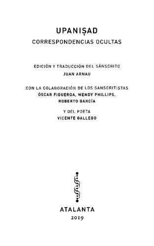 Upanisad: Correspondencias ocultas