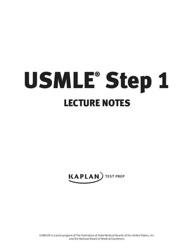 USMLE Step 1 Lecture Notes 2019. Anatomy