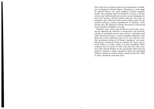 The Cambridge Companion to William Faulkner ()