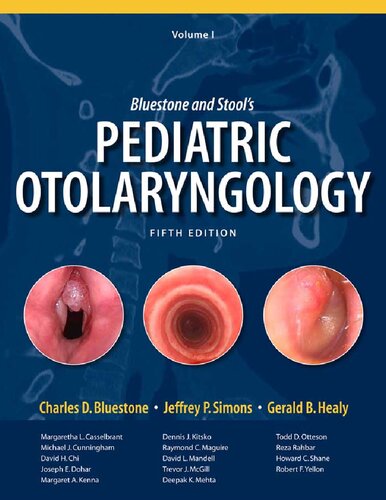 Bluestone and Stool’s Pediatric Otolaryngology