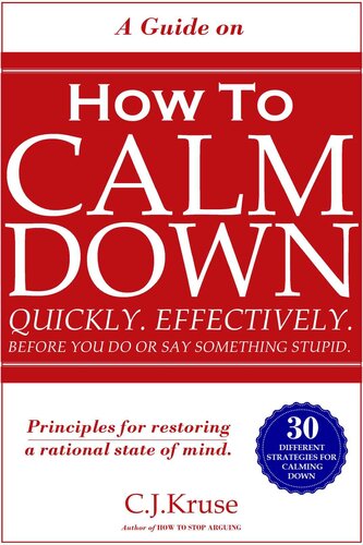 HOW TO CALM DOWN