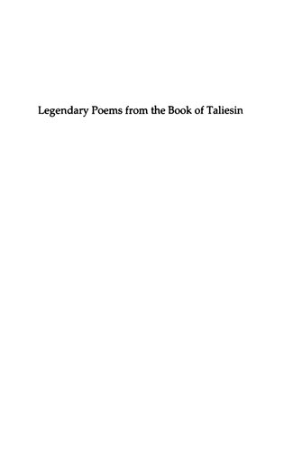 Legendary Poems From The Book Of Taliesin