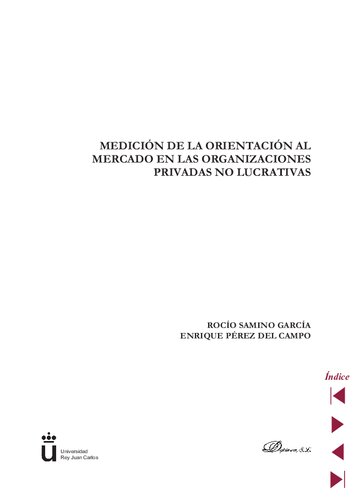 Medición de la orientación al mercado en las organizaciones privadas no lucrativas (Colección Ciencias Jurídicas y Sociales) (Spanish Edition)