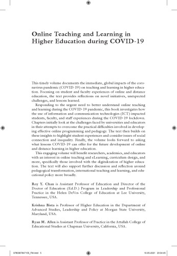 Is Online and Distance Learning the Future in Global Higher Education?