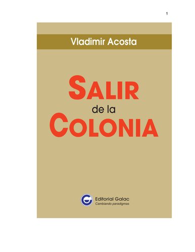Salir de la Colonia