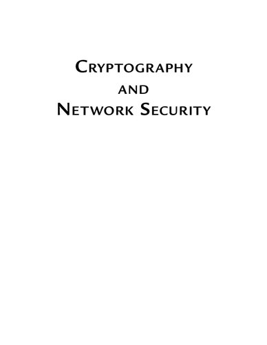 Cryptography and Network Security: An Introduction