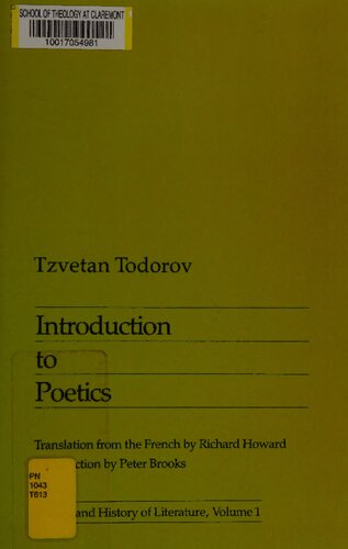 Introduction to Poetics
