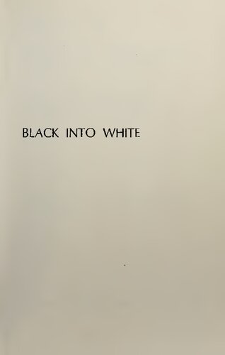 Black into White: Race and Nationality in Brazilian Thought