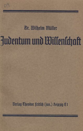 Judentum und Wissenschaft