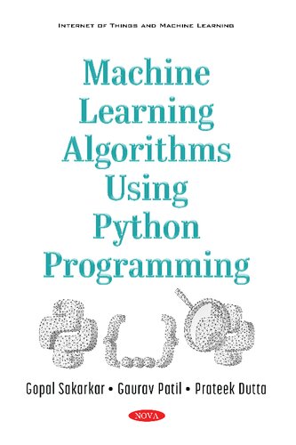 Machine learning algorithms using Python programming