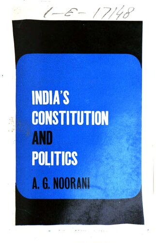 India's Constitution and politics