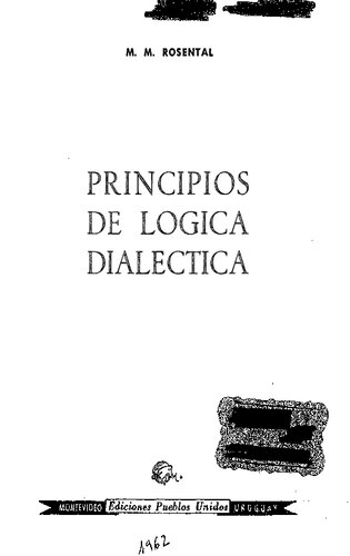 Principios de lógica dialéctica