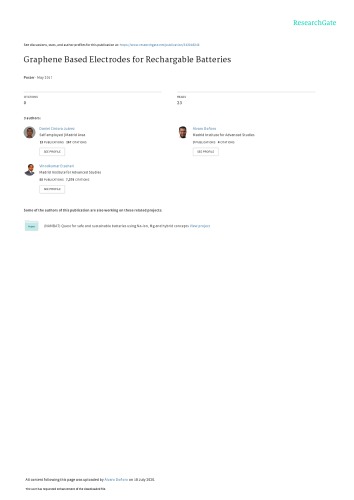 Graphene for batteries