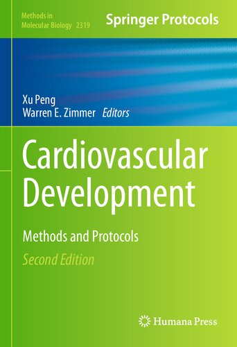 CARDIOVASCULAR DEVELOPMENT methods and protocols.