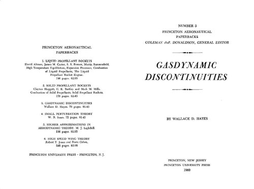 Gasdynamic Discontinuities
