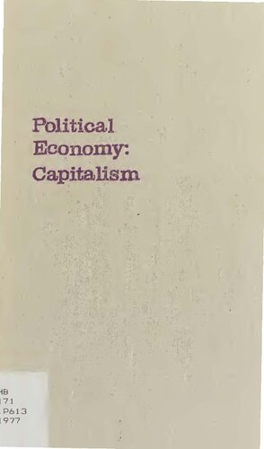 Political Economy: Capitalism