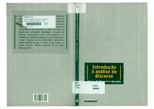 Introdução à análise do discurso