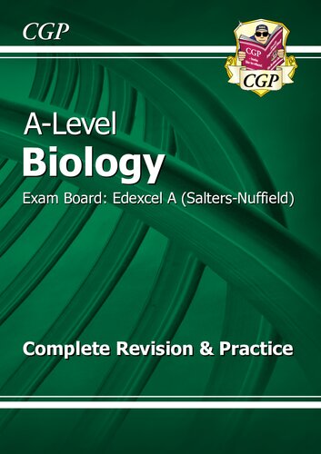 A-Level Biology: Edexcel A Year 1 & 2 Complete Revision & Practice with Online Edition: ideal for catch-up and the 2022 and 2023 exams (CGP A-Level Biology)