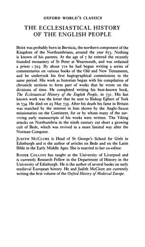 The Ecclesiastical History of the English People/The Greater Chronicle/Letter to Egbert