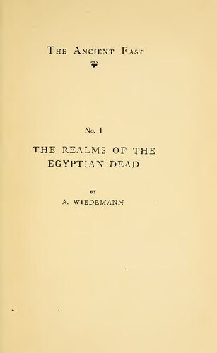 The Realms of the Egyptian Dead