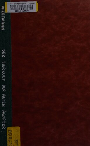 Der Tierkult der alten Ägypter