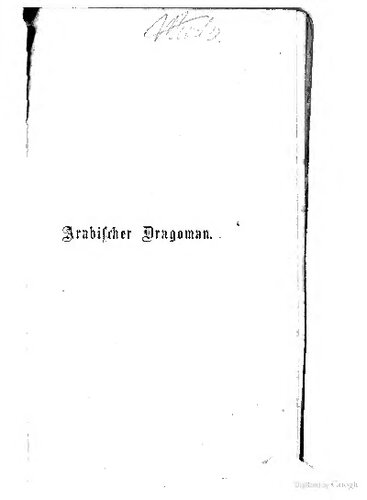 Arabischer Dragoman für Besucher des Heiligen Landes
