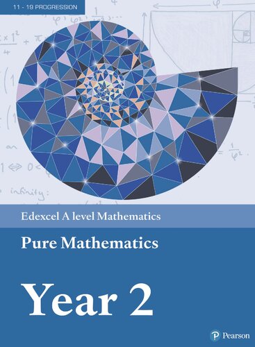 Edexcel A level Mathematics Pure Mathematics Year 2 (A level Maths and Further Maths 2017)