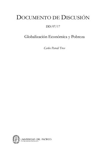 Globalización económica y pobreza