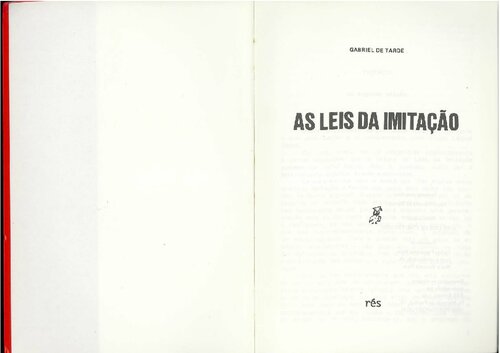 As leis da imitação