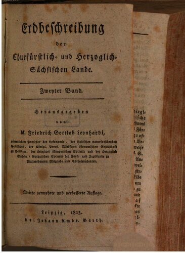 Erdbeschreibung der chur-fürstlich und herzoglich-sächsischen Lande