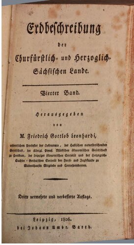 Erdbeschreibung der chur-fürstlich und herzoglich-sächsischen Lande