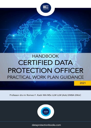 Handbook Certified Data Protection Officer: Practical Work Plan Guidance
