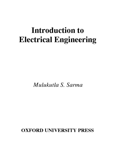 Introduction to Electrical Engineering