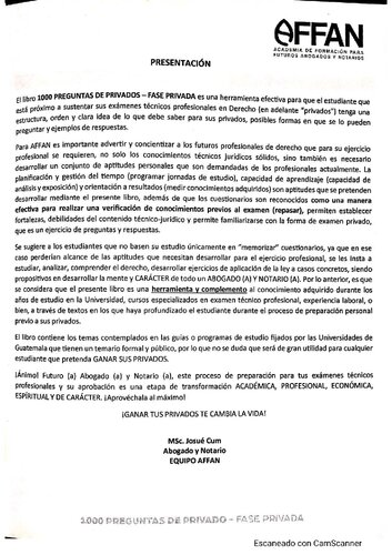 1000 Preguntas de Privados - Fase Privada.