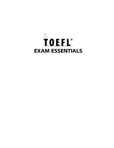 TOEFL Exam Essentials