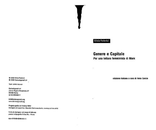 Genere e Capitale. Per una lettura femminista di Marx