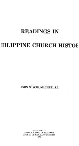 Readings in Philippine Church History