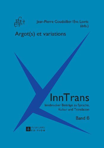 Argot(s) Et Variations