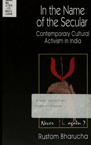 In the Name of the Secular: Contemporary Cultural Activism in India