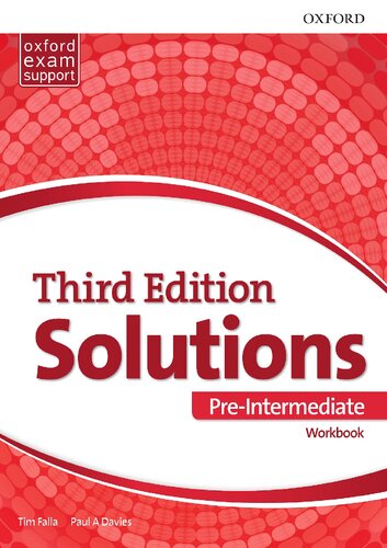 Solutions Pre-Intermediate Workbook
