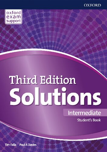 Solutions Intermediate Student's Book