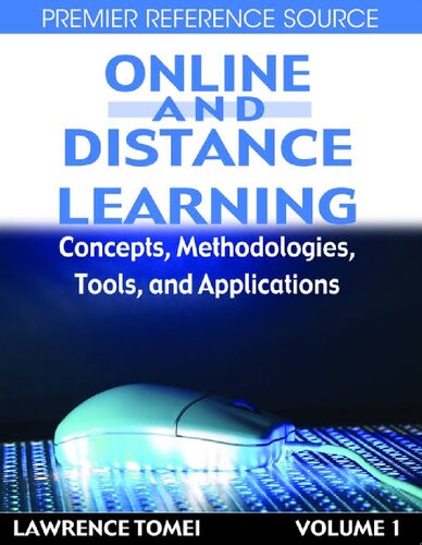Online and Distance Learning: Concepts, Methodologies, Tools and Applications